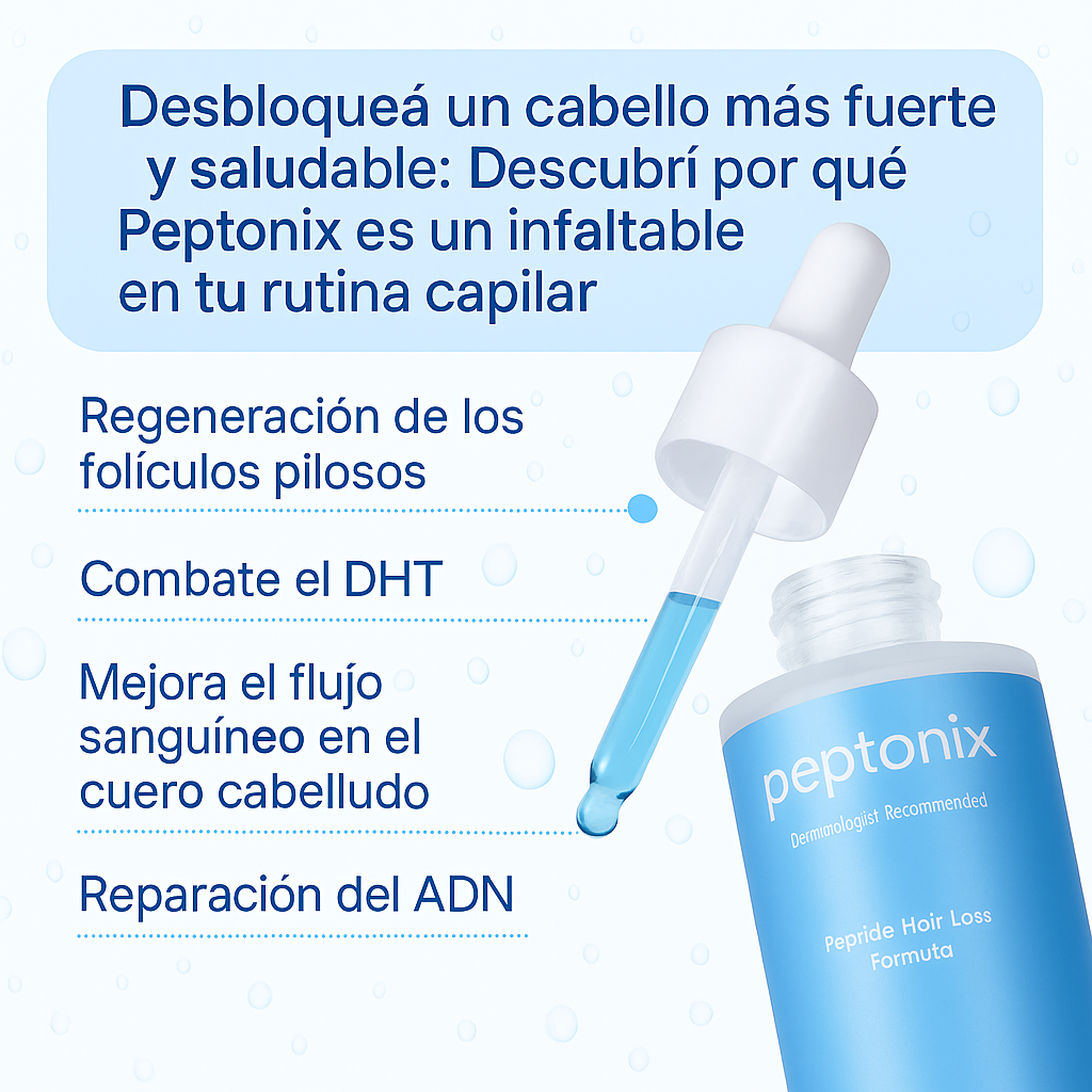 Suero para el crecimiento del cabello PEPTONIX