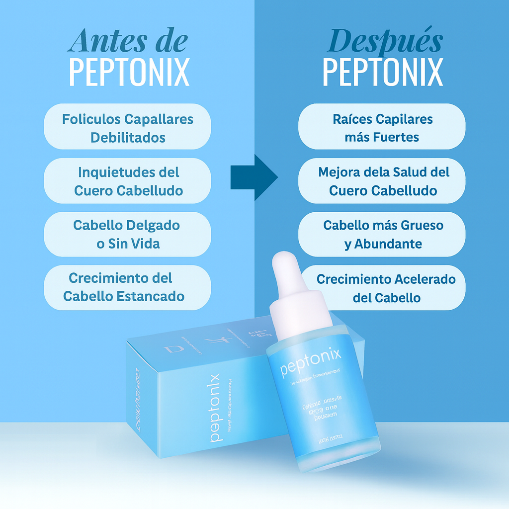 Suero para el crecimiento del cabello PEPTONIX